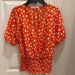 Coral Blouse